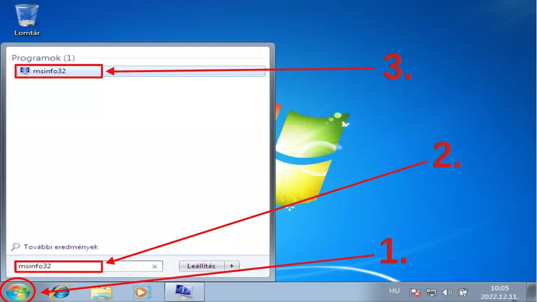 cpu típus windows 7
